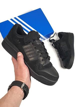 Мужские кроссовки adidas forum low кроссы адидас форум для мужчин замша кеды адики удобные замша 42
