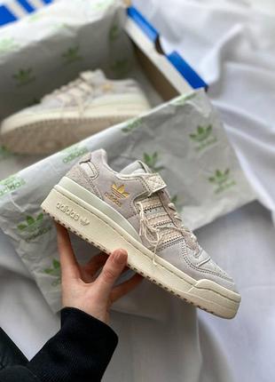 Кроссовки adidas forum 84 low для мужчин замша кеды удобные белые адики 45