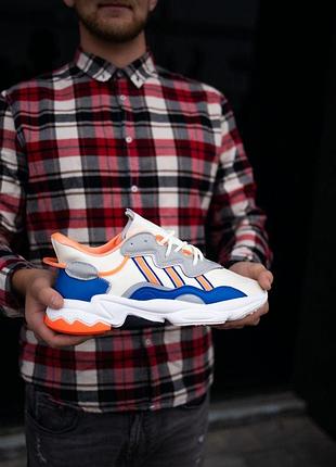 Женские кроссовки adidas ozweego adiprene кроссы адидас для женщин удобные белые замша/текстиль адики 40