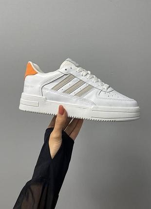 Жіночі кросівки adidas dass-ler для жінок білі зручні стильні кеди шкіра повсякденні адіки