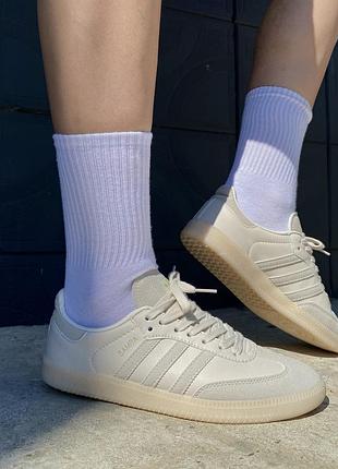 Женские кроссовки adidas samba белые, стильные и удобные адидас самба для женщин 45