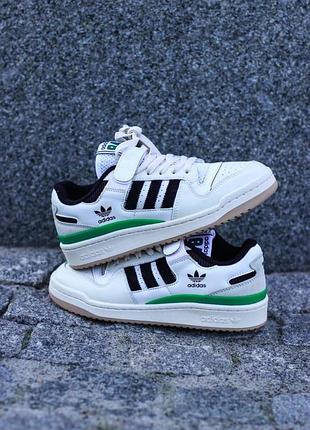 Кросівки adidas forum 84 low білі для жінок адіки зручні спортивні повсякденні