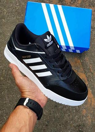 Чоловічі кросівки adidas drop step для чоловіків кеди адіки зручні шкіра чорні