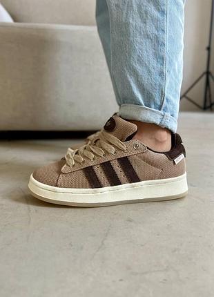 Мужские кроссовки adidas campus для мужчин кеды адики замша серые стильные удобные 44