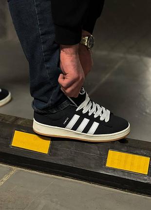 Кросівки adidas campus 00s чорні для жінок замшеві адідас жіночі адіки 38