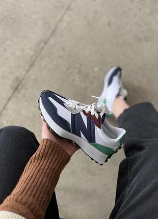 Жіночі кросівки new balance 327 сірі замшеві для жінок стильні повсякденні