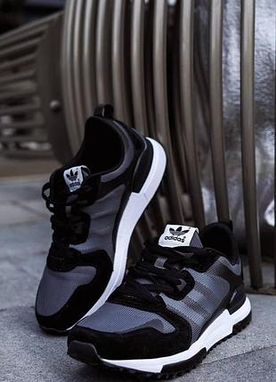 Кроссовки adidas zx 700 для мужчин адидас удобные легкие кеды с замшей и сеткой