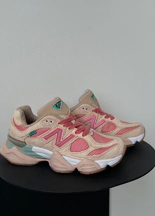 Кроссовки женские new balance 9060 pink, легкие и стильные розовые кроссы нью баланс 39