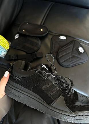 Мужские кроссовки adidas forum черные удобные легкие кеды для мужчин адидас 44