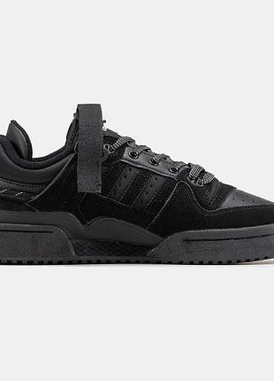 Мужские кроссовки adidas forum low x bad bunny для мужчин форумы адидас замша удобные стильные повседневные