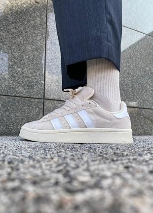 Женские серые кроссовки adidas campus для женщин стильные замшевые адики повседневные кеды 40