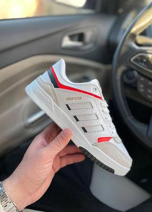 Жіночі кросівки adidas drop step для жінок стильні білі шкіряні зручні повсякденні адіки