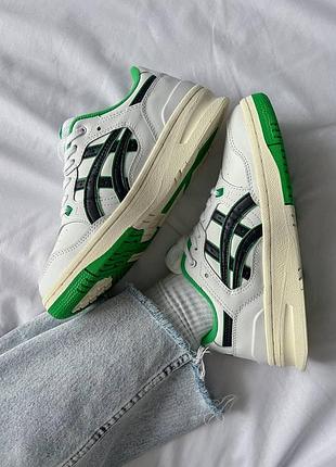 Кросівки asics ex89 boston celtics, шкіряні жіночі кросівки асікс