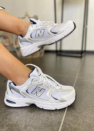 Жіночі кросівки new balance 530 з сіткою для жінок білі стильні