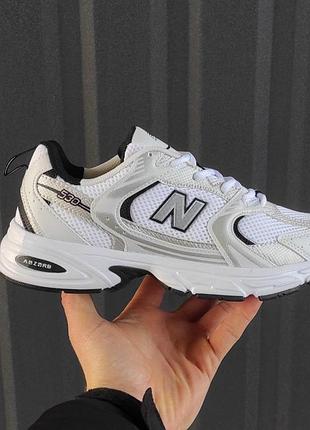 Кросівки new balance 530 білі для жінок повсякденні стильні ньюбики 530