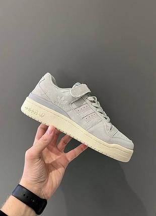 Адідас форум 84 жіночі кроси сірі шкіряні adidas forum для жінок