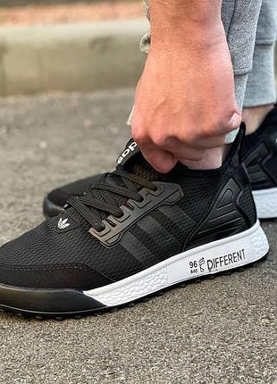 Черные кроссовки adidas different для мужчин из сеткой, удобные и легкие 41