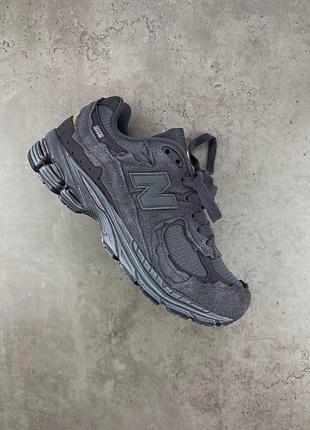 Мужские кроссовки new balance 2002r черные, стильный силуэт и современный дизайн nb 2002r 39