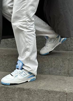 Кроссовки new balance 550 белые стильные для женщин ньюбики повседневные 37