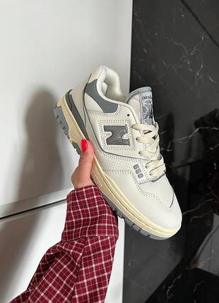 Жіночі кросівки new balance 550 білі для жінок стильні повсякденні ньюбики