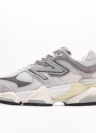 Сірі замшеві кросівки new balance 9060 для жінок нью беланс жіночі