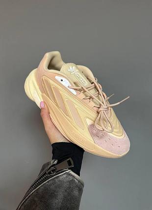 Женские кроссовки adidas ozweego adiprene кроссы адидас для женщин адики удобные повседневные бежевые 40