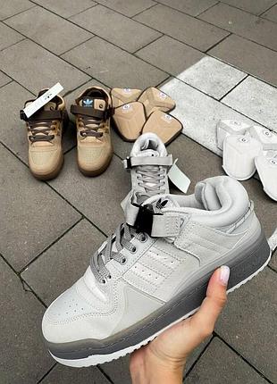 Мужские кроссовки adidas forum x bad bunny кроссы адидас форум бед бани адики для мужчин удобные легкие форумы 42