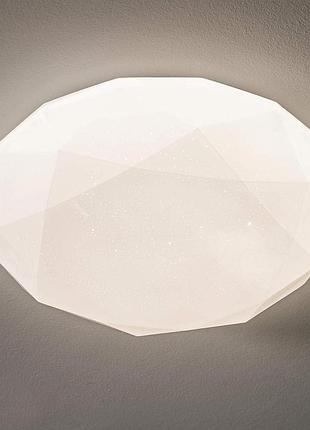 Стельовий світильник inspire lilly d 40 см led 2500 lm регульована температура 3000–4000k білий пластик