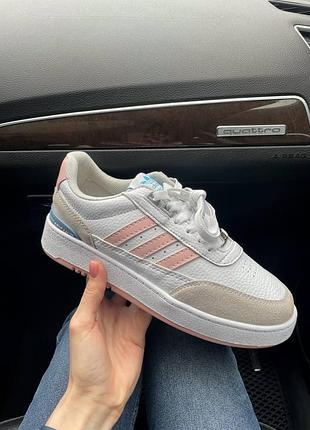Кроси adidas spican для жінок білі шкіряні зручні адіки спікан трендові жіночі кросівки адідас 38