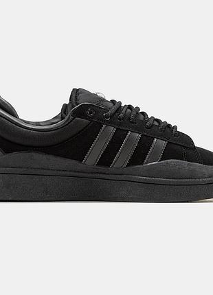 Мужские кроссовки adidas campus x bad bunny кроссы для мужчин повседневные замша удобные стильные 44