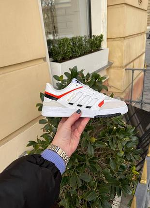 Жіночі кросівки adidas drop step білі шкіряні стильні для жінок адідас