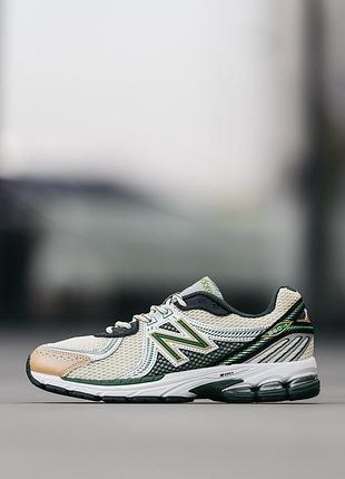 Чоловічі кросівки new balance 860 бежеві зручні та підтримуючі кроси new balance 860