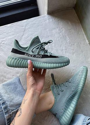 : мужские кроссовки adidas yeezy boost 350 кроссы адидас изи для мужчин адики изики повседневные серые ткань 41