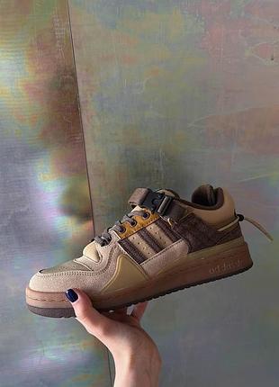 Мужские кроссовки adidas forum x bad bunny кроссы адидас форум бэд бани адики для мужчин удобные легкие форумы 39