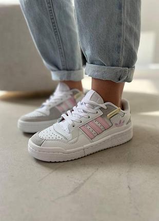 Кросівки adidas forum exhibit low для жінок адіки зручні кроси повсякденні для спорту