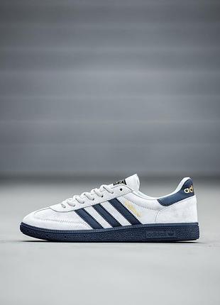 Мужские кроссовки adidas spezial кроссы адидас спешл белые стильные для мужчин замша легкие кеды