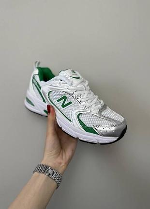 Жіночі шкіряні кросівки new balance 530 білі для жінок стильні з логотипом