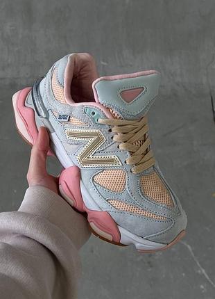Кроссовки new balance 9060 pink женские, амортизирующие и стильные розовые кроссы 40