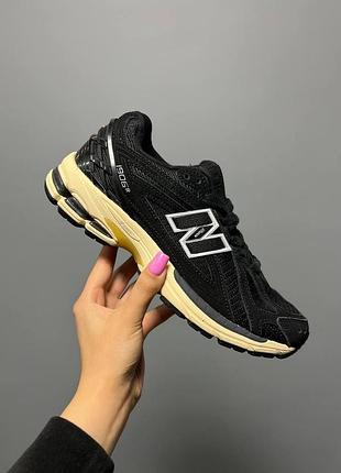 Кроссовки new balance 1906r для мужчин черные удобные легкие кожа/сетка ньюбики 43