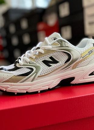 Кросівки new balance 530 білі стильні повсякденні для жінок