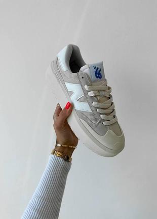 Женские кроссовки new balance ct302 бежевые, универсальные и качественные кроссы нью баланс 37