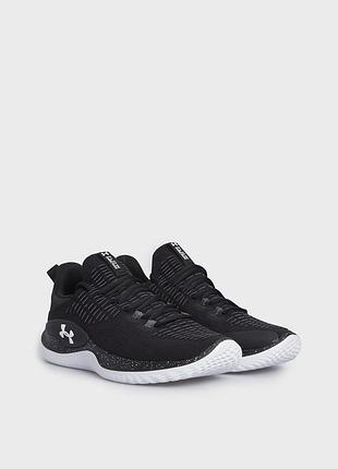 Мужские черные кроссовки ua flow dynamic intlknt, under armour 3027177-001