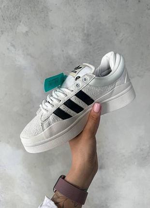 Жіночі кросівки adidas campus x bad bunny замшеві стильні для жінок повсякденні