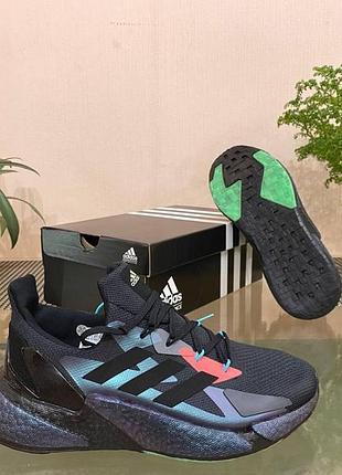 Мужские кроссовки adidas x9000l4 черные удобные кроссы для мужчин адидас