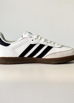 Чоловічі кросівки adidas samba кроси адідас самба ізики для чоловіків зручні замшеві легкі білі