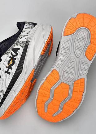 Жіночі бігові кросівки hoka challenger art 7 білі текстильні на кожен день міські хока челенджер повсякденні на літо весну