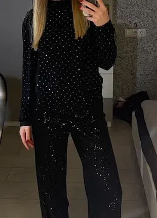 Костюм з паєтками h&m