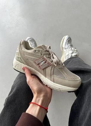 Кроси new balance 1906d для чоловіків зручні легкі ньюбики шкіра/сітка сірі