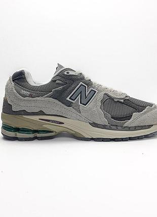 Женские кроссовки new balance 2002r серые, модные и удобные для повседневного использования нью баланс 2002r 39