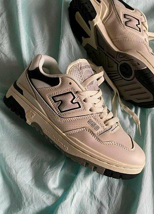 Кросівки new balance 550 бежеві для жінок повсякденні стильні ньюбики